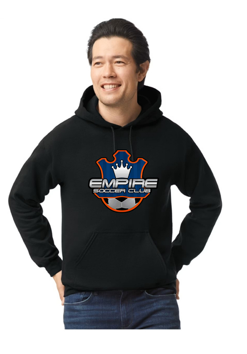 Men's hoodie w/ custom back