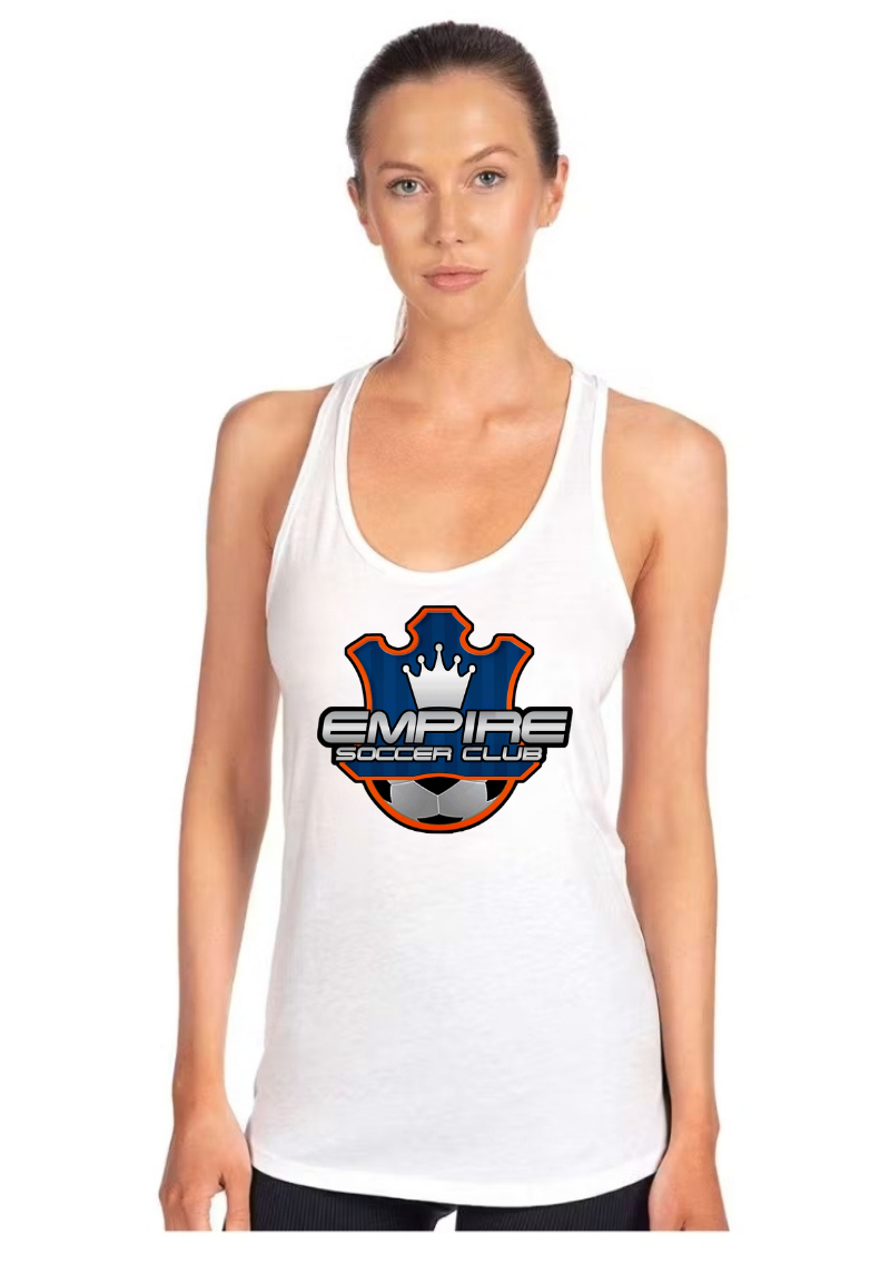 Women's Navy Tank w/ embellishment