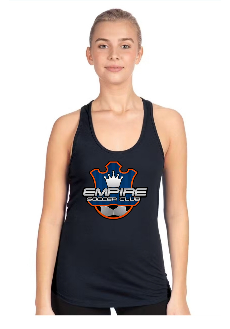 Women's Navy Tank w/ embellishment